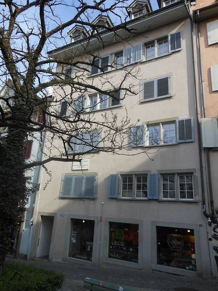 
Дом в Цюрихе, где жил Ленин
