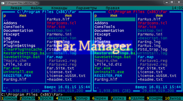 Полный обзор программы Far Manager - бесплатного файлового менеджера на русском для Windows. Встроенный редактор файлов, подключение по SSH, FTP, WebDav
→ http://sheensay.ru/far
