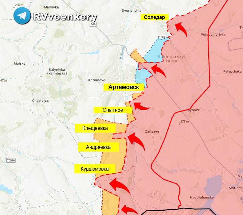 Военная карта донецка